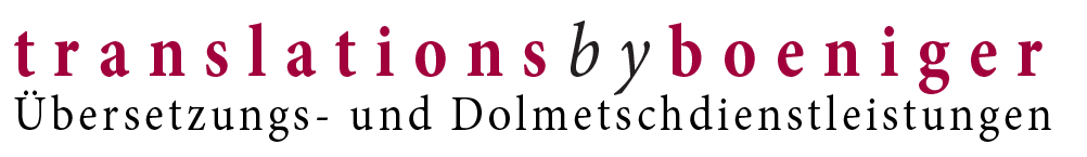 translations by boeniger
